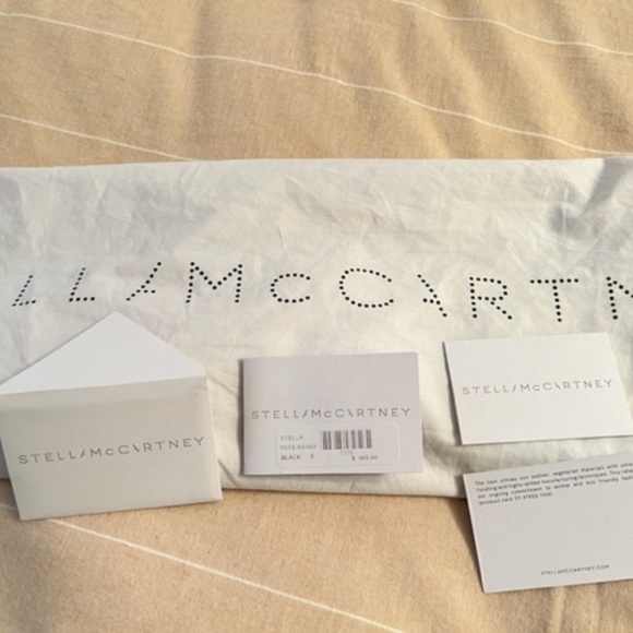 STELLA MCCARTNEY FALA BELLA TOTE - BLACK/REVERSIBLE CAMEL WITH SILVER HARDWARE - Picture 8 of 10